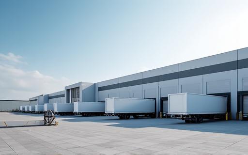 Entrepôt logistique moderne dans le parc de Ciney